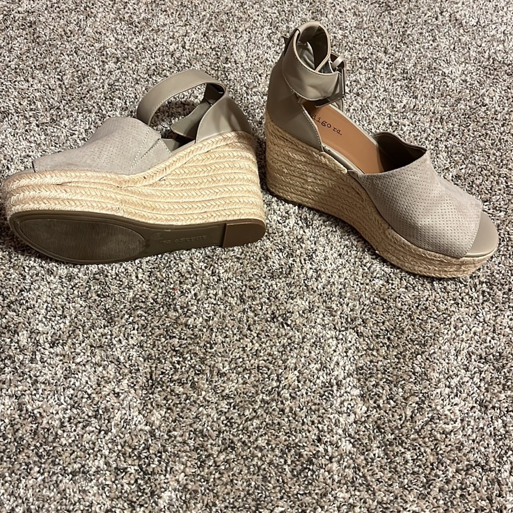 Peep Toe Platform Espadrilles - image 2